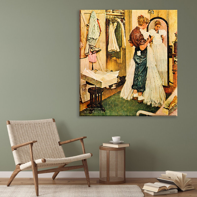 Lark Manor™ The Prom Dress by Norman Rockwell Gallery Wrapped